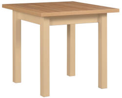 Unic Spot Masa extensibila living/bucatarie Maxine 8, sonoma/stejar alb, 80x80/160 cm, UnicSpot
