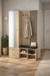Unic Spot Set mobilier hol cu oglinda, Bahama, 128.5x30x190 cm, UnicSpot