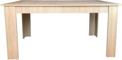 Unic Spot Masa dining 6 persoane Astoria, stejar alb, 150x90x74 cm