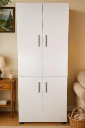 Unic Spot Dulap sau pantofar Leon, alb, 70x34x210 cm Pantofar