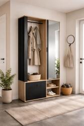 Unic Spot Set mobilier hol cu oglinda, Austin, 120x33x190 cm, UnicSpot