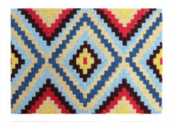 Unic Spot Covoras intrare Koko design Romb colorat, 40x60 cm Covor