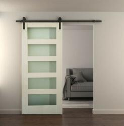 Unic Spot Usa glisanta tip hambar MDF , alb, 213x96.5x3.5 cm