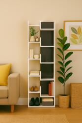 Unic Spot Etajera living Haby, alb, 61x22x162 cm Raft