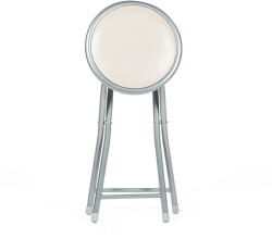 Unic Spot Taburet pliant Malaga, bej, 30x30x45 cm