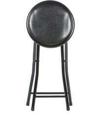 Unic Spot Taburet pliant Malaga, negru, 30x30x45 cm