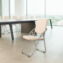 Unic Spot Scaun pliant Almeria, bej, 42x42x85 cm