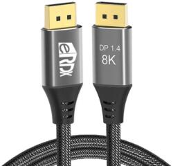 eRDX Cablu Video DisplayPort 1.4 eRDX® - 3m, 8K 60Hz, 4K 144Hz, 32.4Gbps, HDR, G-Sync, FreeSync, PC / Laptop / Monitor (ERDX-91)