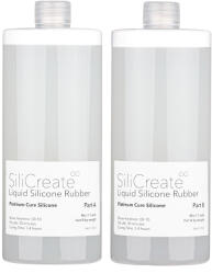SiliCreate Cauciuc siliconic lichid SiliCreate, cu întărire prin platină, ultra-moale, Shore 00-10 - Cantitate - 2 kg (SC-LS-0010-2000)