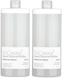 SiliCreate Cauciuc siliconic lichid SiliCreate, cu întărire prin staniu, mediu-ferm, Shore 40A - Cantitate - 1 kg (SC-TC-40A-1000)