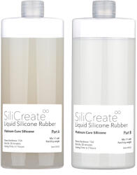 SiliCreate Cauciuc siliconic lichid SiliCreate, cu întărire prin platină, Shore 15A - Cantitate - 2 kg (SC-LS-15A-2000)