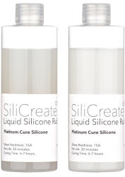 SiliCreate Cauciuc siliconic lichid SiliCreate, cu întărire prin platină, Shore 15A - Cantitate - 500 g (SC-LS-15A-500)