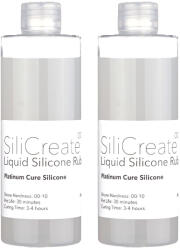 SiliCreate Cauciuc siliconic lichid SiliCreate, cu întărire prin platină, ultra-moale, Shore 00-10 - Cantitate - 500 g (SC-LS-0010-500)