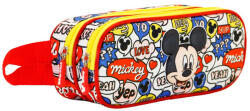 KARACTERMANIA Penar 3D Mickey Mouse Yeah cu 2 compartimente, 22x9.5x8 cm Penar