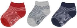 Mayoral Set 3 perechi sosete scurte, Rosu/Gri/Bleumarin (10241), 12 luni