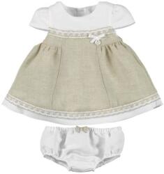 Mayoral Rochie crem/alb din in (1823), 65 cm / 2-4 luni