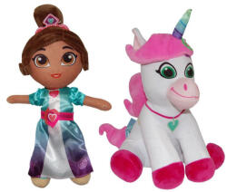 Play by Play Set 2 jucarii din plus Nella 35 cm & Trinket 24 cm, Printesa Nella