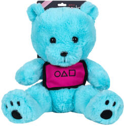 Play by Play Jucarie din plus Blue teddy bear, Jocul Calamarului, 23 cm (asezat)