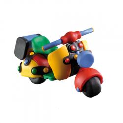 mic o mic Jucarie de construit mic-o-mic 3D Motocicleta 089.032, 13.7 cm