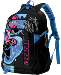 Spirit Fitness Rucsac Spirit Pattern Graffiti, Negru/Roz, 49x35x16 cm