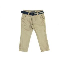 MAYORAL Pantaloni bej din doc si curea textila (4533), 8 ani / 128 cm