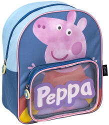 Cerda Rucsac Peppa Pig cu buzunar transparent, 25x30x12 cm
