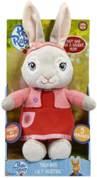 Rainbow Designs Jucarie din plus cu sunete Lily Bobtail, Peter Rabbit, 25 cm