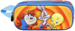 KARACTERMANIA Penar 3D Looney Tunes Space Jam cu 2 compartimente, 22x9.5x8 cm Penar