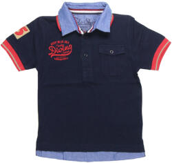 MAYORAL Tricou polo bleumarin cu guler dublu si imprimeu (3147), 6 ani / 116 cm