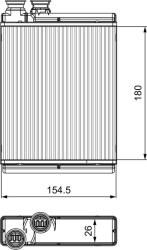 VALEO Schimbător de căldură, încălzire habitaclu VALEO 811517 (811517)