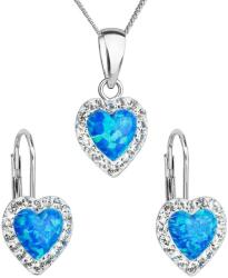 Evolution Group - Pavona Evolution Group Csillogó ékszerszett Preciosa kristállyal 39161.1 & blue s. opal (fülbevaló, nyaklánc, medál)