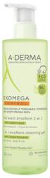 A-DERMA Puhító mosakodó gél 2 az 1-ben száraz, atópiás ekcémára hajlamos bőrre Exomega Control (Emollient Cleansing Gel) 500 ml