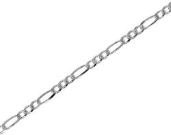 Soliter Brilio Silver Ezüst lánc Figaro 45 cm 471 086 00160 04
