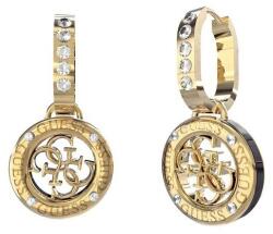 Guess Bájos aranyozott fülbevaló 4G Loop JUBE02286JWYGBKT/U