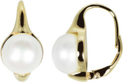 JwL Luxury Pearls Aranyozott fülbevaló igazgyöngyökkel JL0532