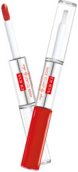 PUPA Hosszantartó folyékony ajakrúzs Made To Last Lip Duo (Liquid Lip Colour) 2 x 4 ml 018 Imperial Red