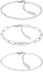 Calvin Klein Csodálatos acél karkötő szett Defiant 35000434