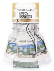 Yankee Candle Papír autósillatosító Tiszta pamut (Clean Cotton) 3 db