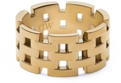 Daniel Wellington Lenyűgöző aranyozott acél gyűrű 5-Link DW0040100 56 mm