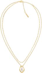 Calvin Klein Gyengéd aranyozott nyaklánc Edgy Pearls 35000559