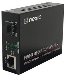 Nexio Mediaconvertor 10-100-1000M, 1 port RJ45, 1 SLOT SFP , alimentare 12V-1A - Nexio NX-1000N-SFP-12 (NX-1000N-SFP-12)