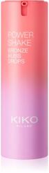 KIKO Milano Power Shake Bronze Bliss Drops önbarnító cseppek az arcra árnyalat 02 Pinky Crush 30 ml