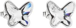 Evolution Group 31251.1 Swarovski® kristályos pillangó fülbevaló (Ag925/1000, 2, 4 g, fehér)