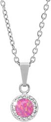 JSB Bijoux Opál Swarovski kristálykövekkel Light Fuchsia 92300040l-fu (Ag925/1000, 1, 86 g)