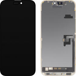 MP Display cu Touchscreen MP compatibil cu Apple iPhone 16 Pro Max, cu Rama, Versiune Soft OLED FHD IC Movable, Negru - gsmnet