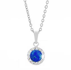JSB Bijoux Opál Swarovski Dark Blue kristálykövekkel 92300040dbl (Ag925/1000, 1, 86 g)