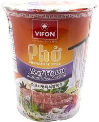 VIFON instant rizstészta 60g marhahúsból, pohárban