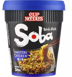 Nissin soba tészta yakitori csirke csészében 89g