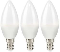 Nedis LED izzó, E14, gyertya, 2, 8 W, 250 lm, 2700 K, 3 db (LBE14C351P3)