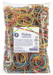 Victoria Facility Postázógumi, 60X2 mm, VICTORIA FACILITY, 1 kg, vegyes színű (CSVPG601) - tutitinta